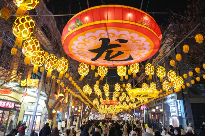 Cina: Heilongjiang, turismo a Central Street di Harbin