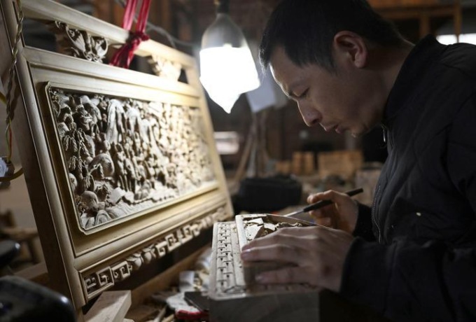 Cina: industria degli edifici antichi in stile Huizhou nell’Anhui (2)