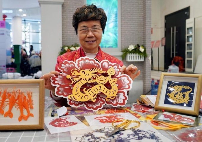 Cina: mostra delle tradizioni del Capodanno cinese a Shanghai