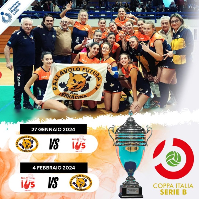 PALLAVOLO B2 FEMMINILE: COPPA ITALIA, FUTURA OSPITA L’AREZZO