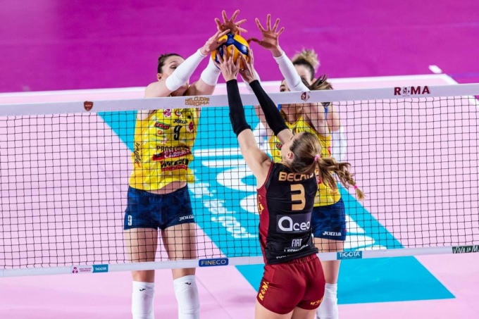 PALLAVOLO A1 FEMMINILE: ROMA FA TREMARE CONEGLIANO