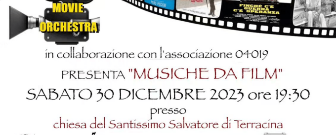 TERRACINA: SAVIOLI MOVIE ORCHESTRA, CONCERTO PER LA MENSA CARITAS