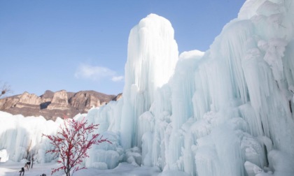 Cina: cascate ghiacciate nello Hebei