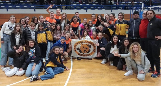PALLAVOLO B2 FEMMINILE: FUTURA TERRACINA-CASAL DE PAZZI 3-0