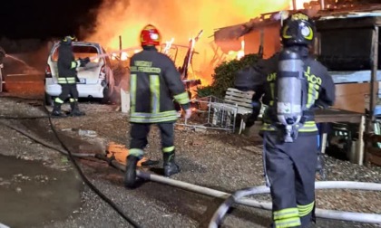 ROMA: BARACCHE IN FIAMME ALL’IDROSCALO