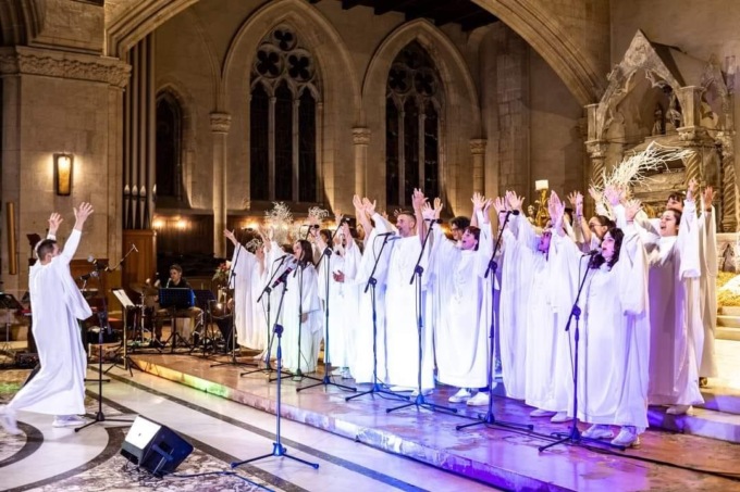 TERRACINA. PHOENIX GOSPEL CHOIR, CONCERTO ALLA BASILICA DI S.CHIARA A NAPOLI