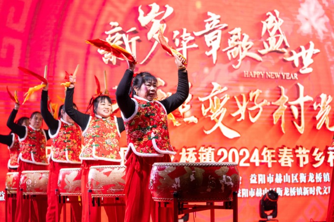 Cina: Hunan, celebrazioni per Festa di primavera a Yiyang (3)