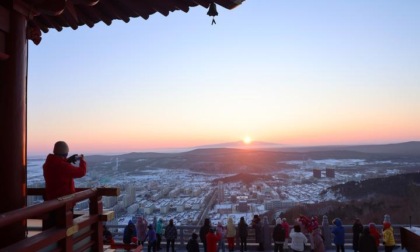 Cina: Festa di primavera, turisti visitano mete invernali Heilongjiang