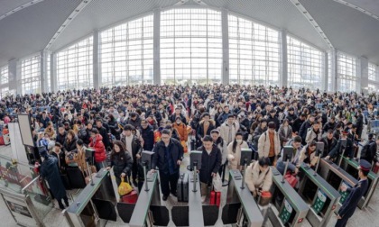 Cina: 99,46 mln di viaggi ferroviari durante vacanza Festa di primavera