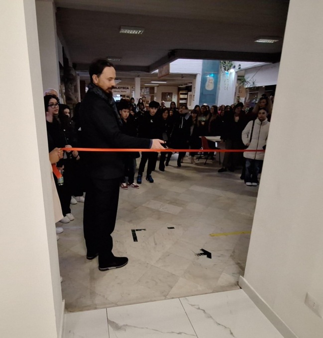 TERRACINA: INAUGURAZIONE AUDITORIUM, CI SIAMO. TAGLIO DEL NASTRO PER AMBIENTE POLIFUNZIONALE