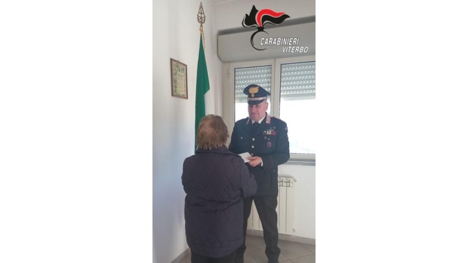 CANEPINA: TRUFFATA  ANZIANA, ARRESTATO UN GIOVANE
