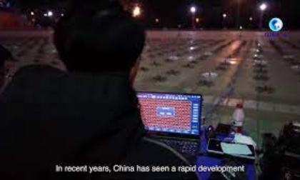 Droni abbaglianti nei cieli della Cina