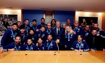 BEACH SOCCER: L’ITALIA VICE CAMPIONE DEL MONDO RICEVUTA IN FIGC