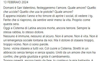 CISTERNA: “NESSUNO E’ AL SICURO…” PARLA LA GARGIULO