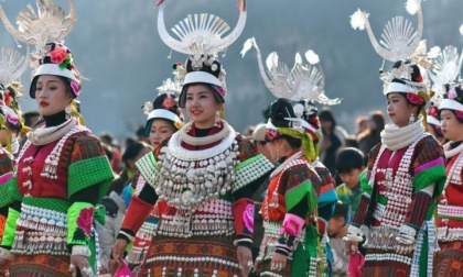 Cina: celebrazioni per la festa di Gannangxiang a Kaili