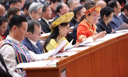 Cina: Pechino, riunione di apertura di sessione 14mo Comitato nazionale CPPCC (1)