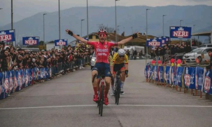 CICLISMO JUNIORES: ENEA SAMBINELLO(IL PIRATA TEAM) VINCE IL GP BARONTI