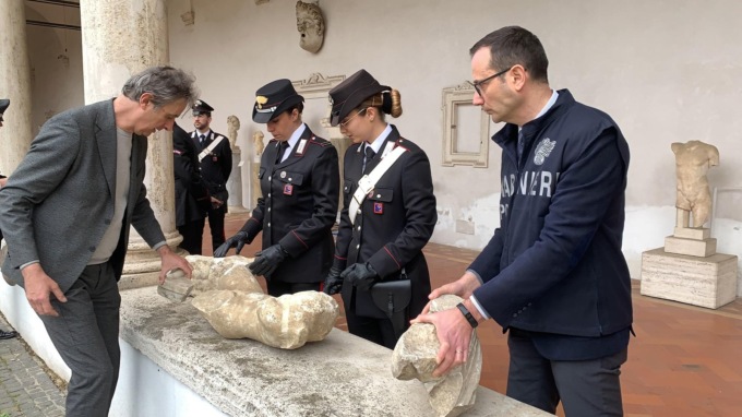 ROMA: REPERTI RICONSEGNATI AL MUSEO NAZIONALE ROMANOROMA: