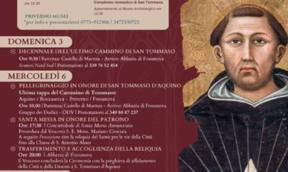 Nasce il cammino di San Tommaso d'Aquino