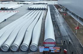 Pale per turbine eoliche più lunghe al mondo prodotte nel nord della Cina