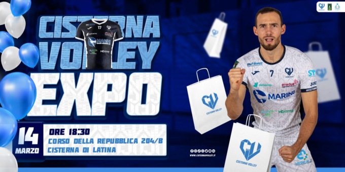 PALLAVOLO: CISTERNA, SI INAUGURA LA VETRINA ESPOSITIVA