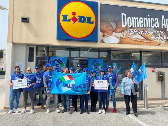 TERRACINA: SCIOPERO AL LIDL, SERRANDE ABBASSATE