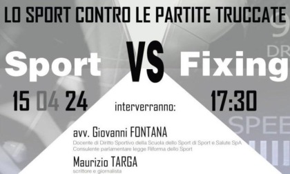 SPORT: LOTTA A PARTITE TRUCCATE, IL CONVEGNO