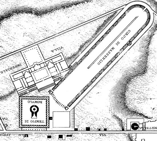 ROMA: VILLA DI MASSENZIO, NUOVE LUCI