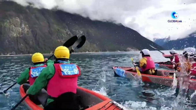 Cina: Xizang ospita primo evento internazionale di sport acquatici