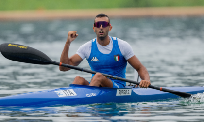 CANOA: SPRINT RACE, VINCE SAMUELE BURGO (FIAMME GIALLE)