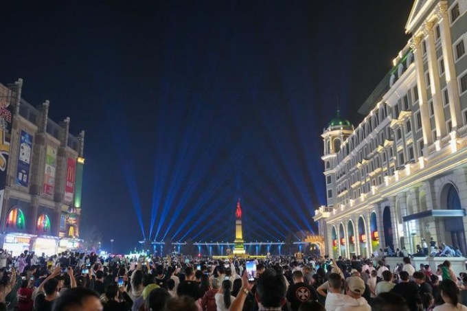 Cina: spettacolo di luci ad Harbin