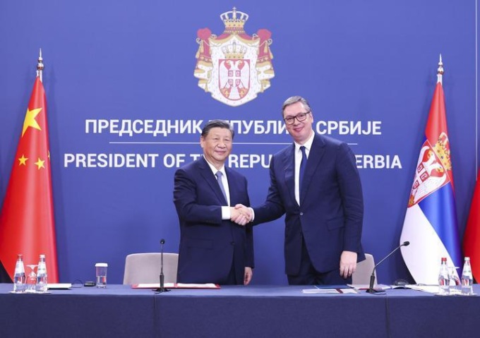 Serbia: Xi e Vucic incontrano la stampa a Belgrado