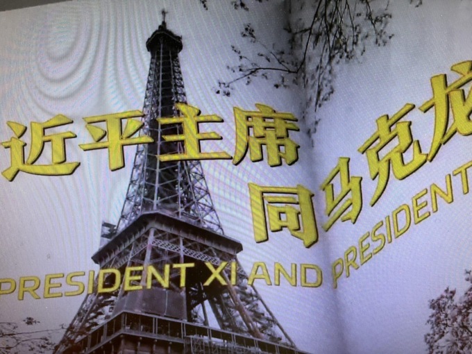 Momenti salienti dell’interazione tra Xi e Macron