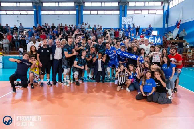 PALLAVOLO PLAY OFF: VINCE TUSCANIA. GENZANO KO