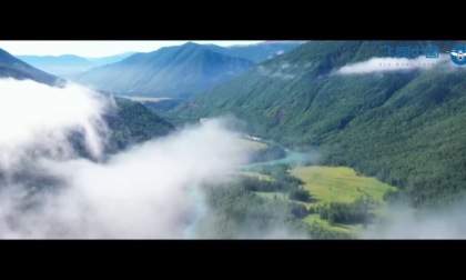 Cina: Xinjiang, panorama nella prefettura di Altay