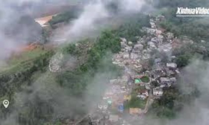 Cina: video mostra rovine di antica città a forma di impronta nel Gui