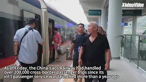 Ferrovia Cina-Laos gestisce oltre 200.000 viaggi passeggeri transfrontalieri