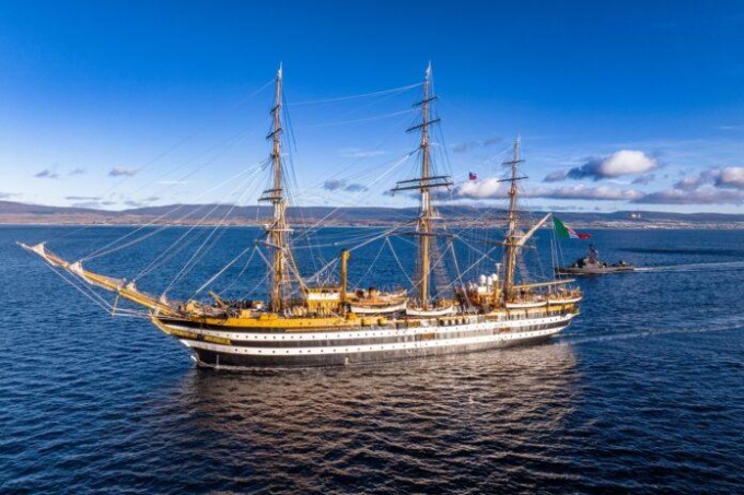 Villaggio Italia, presentata l’esposizione itinerante nel tour mondiale di nave Vespucci – video