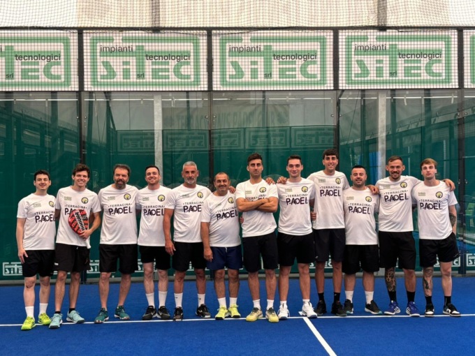 PADEL: SERIE C, TERRACINA AD UN PASSO DALLA FASE NAZIONALE