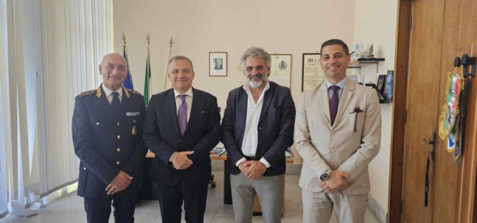 TERRACINA: LA VISITA DEL NUOVO QUESTORE FAUSTO VINCI