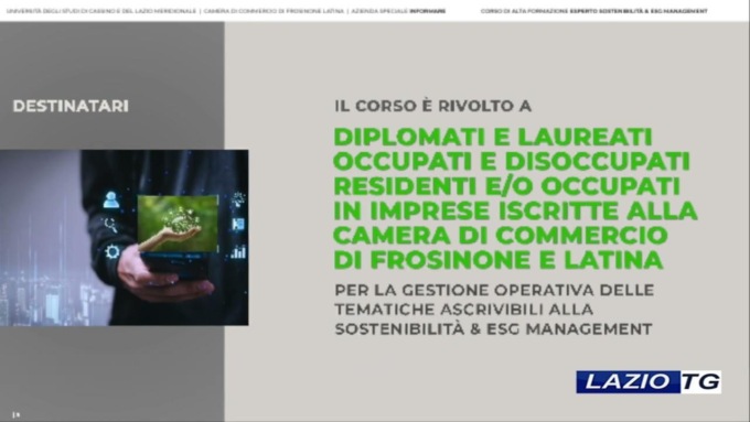 FROSINONE/LATINA: AMBIENTE E MANAGEMENT, IL BANDO
