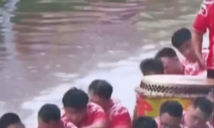 Cina: gare di barche drago nel Guangdong