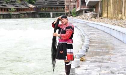 Cina: Guangxi, il "villaggio dei capelli lunghi" di Longsheng (2)