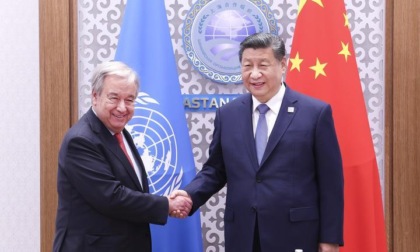Kazakistan: Xi Jinping incontra Segretario generale ONU ad Astana