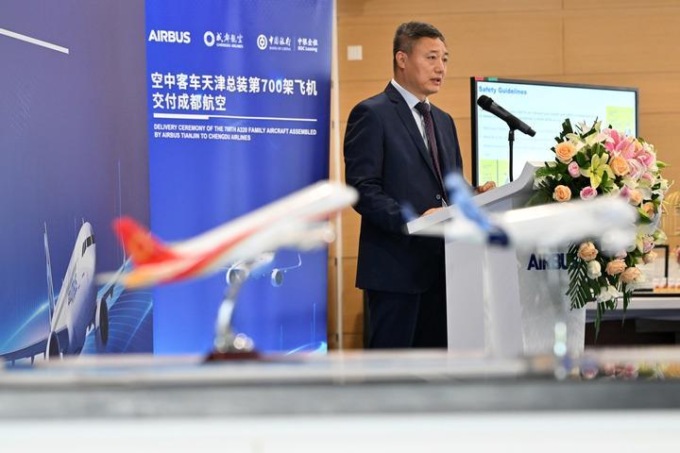 Cina: Airbus consegna 700mo aereo di famiglia A320 assemblato nel Paese (2)