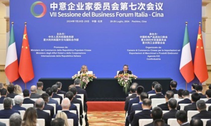 Cina-Italia: Li Qiang, Giorgia Meloni presenti a cerimonia apertura 7mo comitato imprenditoriale (1)