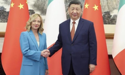 Cina: Xi incontra presidente del Consiglio italiana, esorta a sostenere spirito Via della seta