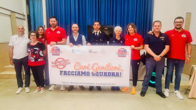 TERRACINA: ACADEMY BK TERRACINA, CONVEGNO SUL BULLISMO