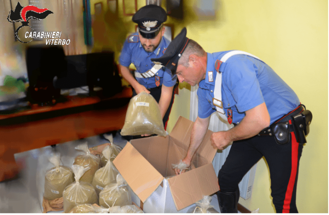 VITERBO: SMANTELLATA RETE DI SPACCIO SUL LITORALE