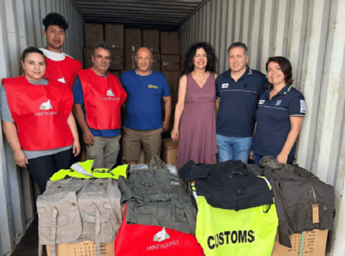 CIVITAVECCHIA: DONATI CAPI D’ABBIGLIAMENTO ALLA COMUNITA’ DI SANT’EGIDIO